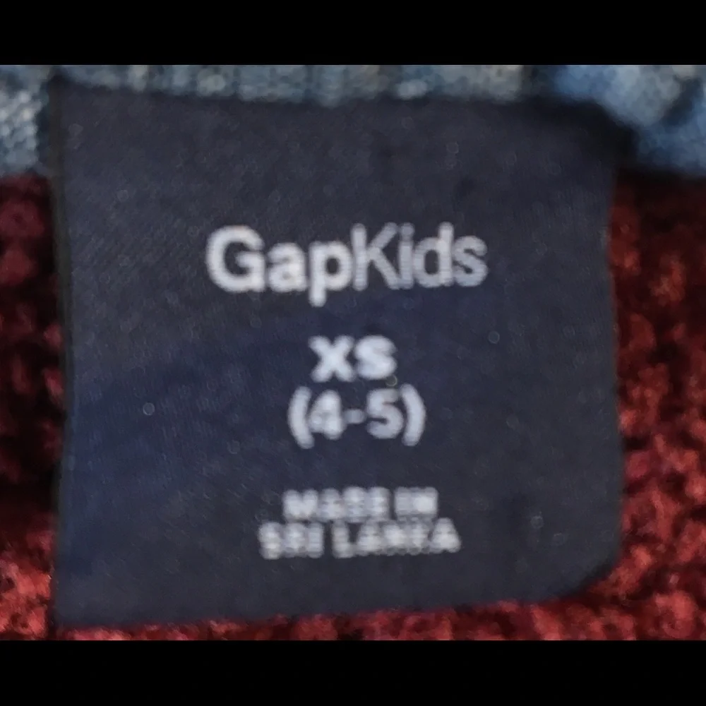 Gap button down light denim chambray shirt boys